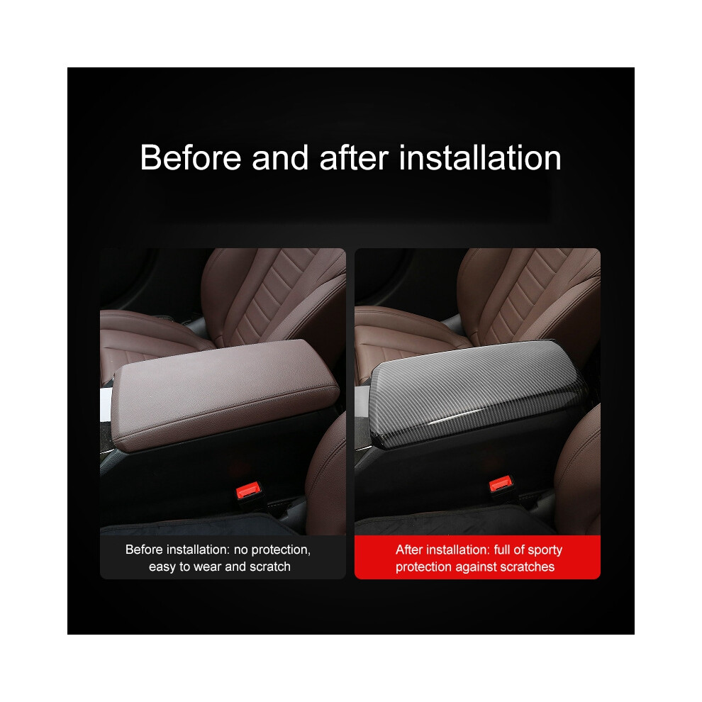 Carbon Fibrer Center Console Armrest Panel Cover Trim For 3 4 Series G20 G21 G22 M Sport 2019-2021 Car Accessories 6033829824599