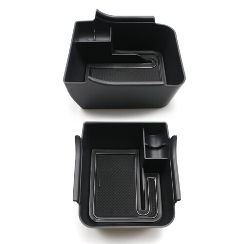 ArmstöDsföRvaringsbox för  MK6 2018 2019 2020 Central Control Container Box AutointeriöR Organizer BiltillbehöR 1