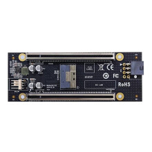 PCIe4.0 X16-Sleufadapterkaart PCIe4.0 X16 Naar SFF-8654 8i Riserkaart Heeft Moederbordondersteuning Nodig voor Het Splitsen van X4+X4