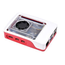 Adaptador PoE HAT (H) para Raspberry Pi 5/CM5, Alimentación por Ethernet, 5 V, 5 A, Compatible con 802.3af/At, con Estuche para RPI 5/CM5.