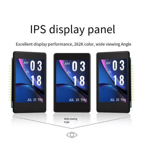 RP2350 2-Inch LCD Development Board Capacitief Touchscreen 240x320 Pixels IPS-Paneel met Display 1