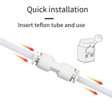 10 Stück für P1/X1 PTFE-Anschluss, 3D-Druckerzubehör, Teflon-Zuleitungsanschluss, AMS-Zuleitungs-PTFE-Anschluss