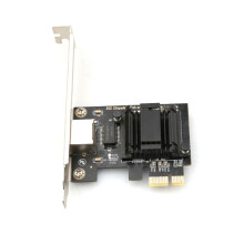 Adattatore di Rete PCIe 5G A RJ45 Chip RTL8126B Adattatore Controller LAN Gigabit Ethernet 1000Mbps per PC/Desktop Win10/11