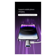 Für Interface auf USB3.0OTG Adapter, für Handy und Tablet auf USB-Stick, Maus und Tastatur Schwarz