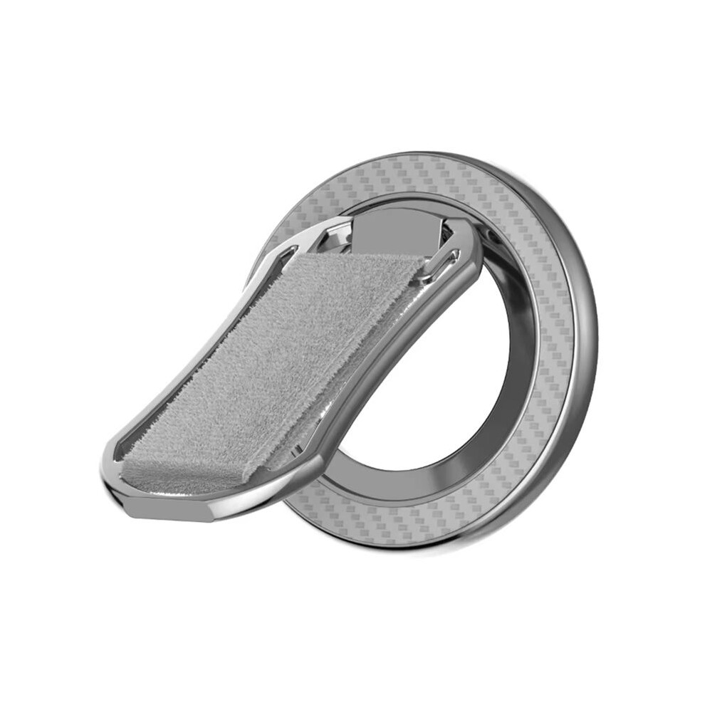 Magnetic Phone Holder For 360 Degree Rotation Double Magnet Finger Ring Stand For 14 15 16 Silver 4713277657117