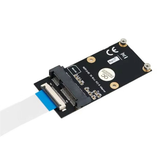 Adattatore M.2 (NGFF) Key A/e/A+e A  PCI-e con Cavo FFC per PC 1