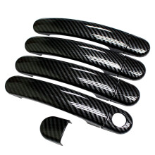 Carbon Fiber Style Side Door Handle Decoration Trims for MK6 2012-2015 2009-2016 - 2010-2014
