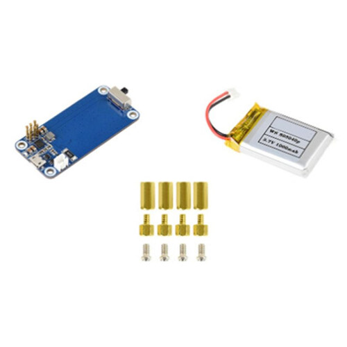 UPS Module for Raspberry Pi Zero Power Supply with Battery UPS Power Supply Module Supports Charging and Discharging 1