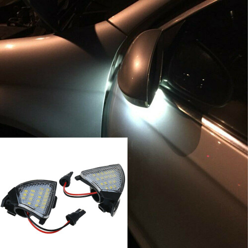 Car 18 LED Side Mirror Light Under Puddle Lamp For- 5 Mk5 MkV  B6  R32 Golf6 Variant 2