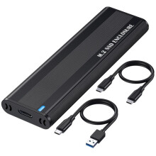 M2 SSD Case NVME  Dual Protocol M.2 to USB Type C 3.1 SSD Adapter for NVME PCIE NGFF  SSD Disk Box M.2 SSD Case