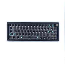 GMK67 Hot Swappable RGB Backlight Mechanical Keyboard Kit  2.4G Wireless 3 Mode Customized DIY Keyboard Black