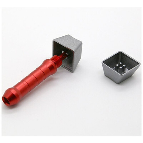 3-Stage Aluminum Alloy Mechanical Keyboard Keycap Puller Keycap Shaft Remover Keyboard Replacement Cleaning Tool 2