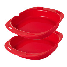 2Er Pack Silikon Omelette Maker, Mikrowelle Antihaft Omelette Maker EierbröTchen Backform Omelette Werkzeuge
