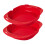 2 Pack Silicone Omelette Maker, Microwave Oven Non Stick Omelette Maker Egg Roll Baking Pan Omelette Tools 1