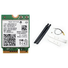 AX211NGW+Dual Antenna WiFi 6E M.2 Key E CNVio2 2.4Ghz/5Ghz Wireless Network Card 802.11Ac 5.2 Adapter