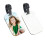 10PCS Sublimation Blank Luggage Tags White Travel 3