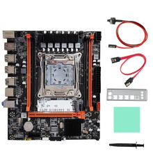 Scheda Madre Desktop X99H+Grasso Termico+Pad Termico Chip LGA2011-V3 B85 DDR3X4 ECC Slot M.2 NVME PCI-E 3.0 X16