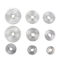 Metal Lathe Gears, Change Gear with Lathe Belt, Metal Gear Set for CJ0618 Lathes & Milling Machines