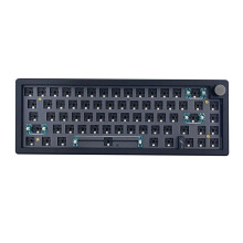 GMK67 Mechanische Toetsenbordkit Hot-Swappable 3-Mod  2.4G Draadloos RGB Backlit Pakking Structuur Toetsenbord Zwart