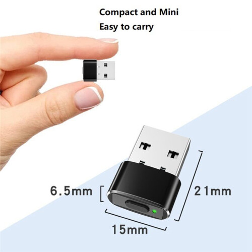 Mouse Jiggler /Off Button USB Mouse Movement Simulator for Office Automatic Undetectable Mouse Jiggler Silver 1