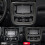 Carbon Fiber Modified Central Control CD Air Conditioning Navigation Panel Decoration Sticker Accessories for 3