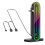 COOLMOON Video Card Stand GH3 PRO Temperature Display Supporting Frame ARGB Vertical Adjustable  Card Stand,B 1