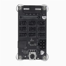 Controlador Velocidade Do Ventilador da Caixa Do Computador Módulo Ventilador Hub Ventilador 9 Canais PWM Fonte Alimentação Regulador Velocidade