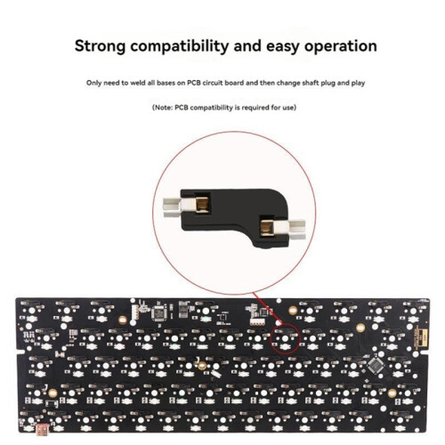 110Pcs Hot Swapping PCB Sockets Mechanical Keyboard Hot-Swappable Base Mechanical Keyboard Axis Replacement Accessories 2