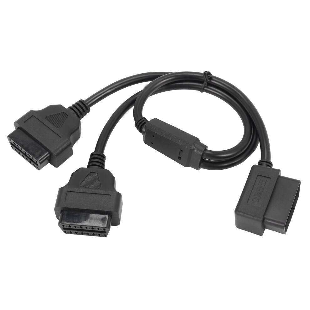 50Cm Y Style Obd 2 Obdii Adapter Splitter Cable Male To Dual Female Obd2 Diagnostic-Tool Car Connector Cable 4713298694351