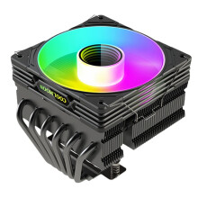 COOLMOON T600 CPU Cooler Seis Tubos de Cobre Radiador Desktop Controle de Temperatura Alto Desempenho Ventilador de Pressão Radiador CPU,B