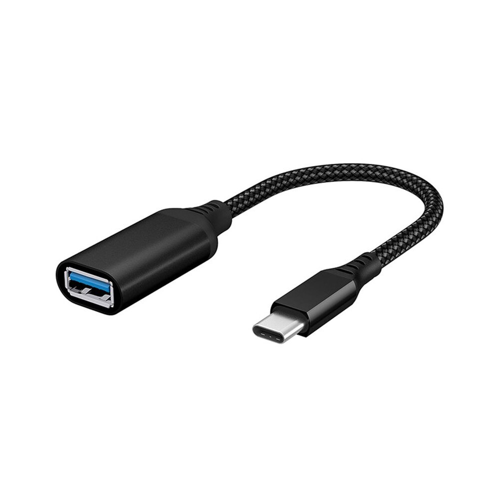 High Quality Data Cable Type-C To Usb3.0 Transfer Cable For Mobile Tablet Computer Vehicle Extension Converter Black 4713995528942