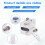 BMG Transparent Extruder for Chiron Vyper, 3D Printer Accessory 3D Printer Transparent Extruder 3