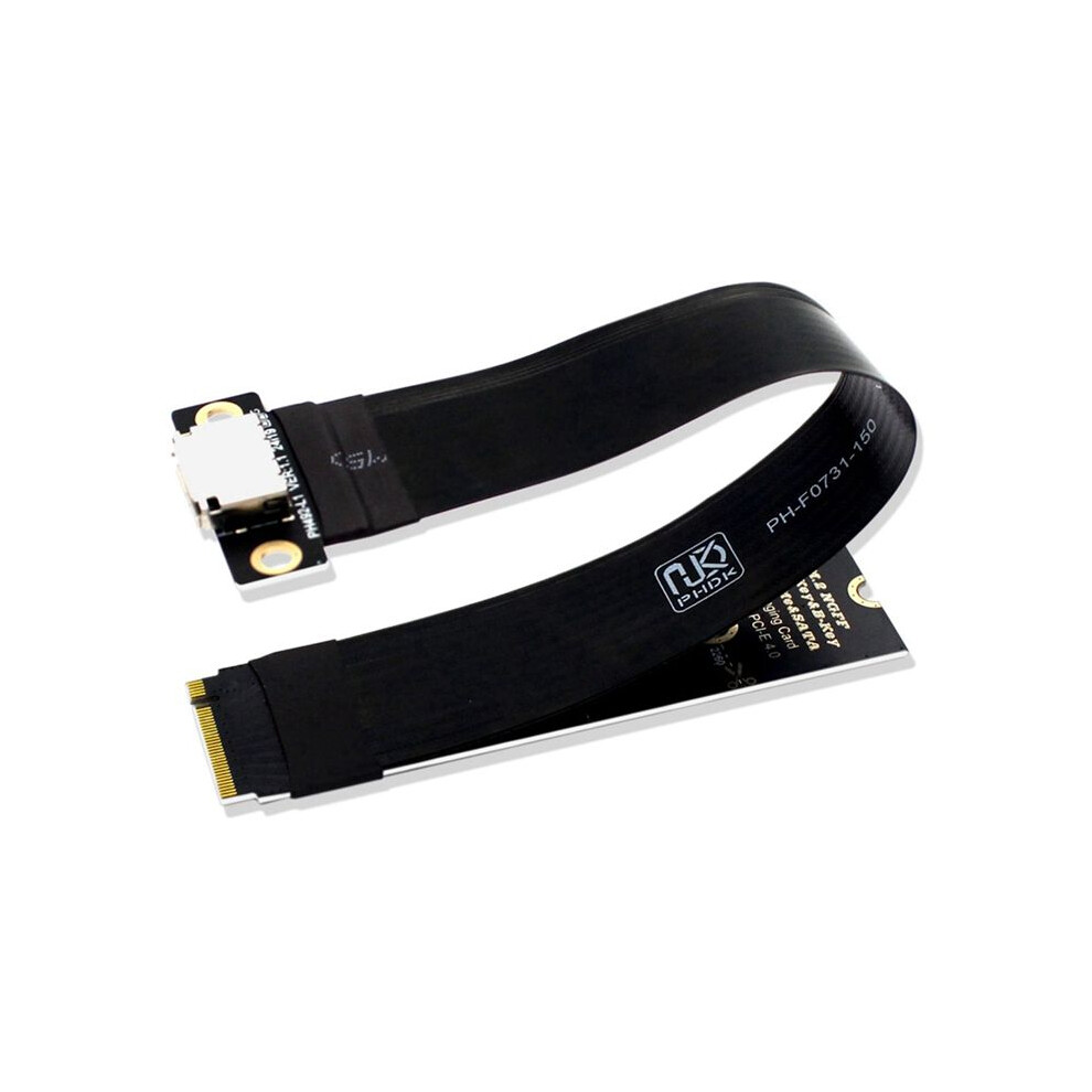 Photos - Cable (video, audio, USB) PHDK M.2 NVMe to Oculink Extension Cable SFF-8611 SFF-8612 Female Adapter Cable Laptop Card Extension Cable