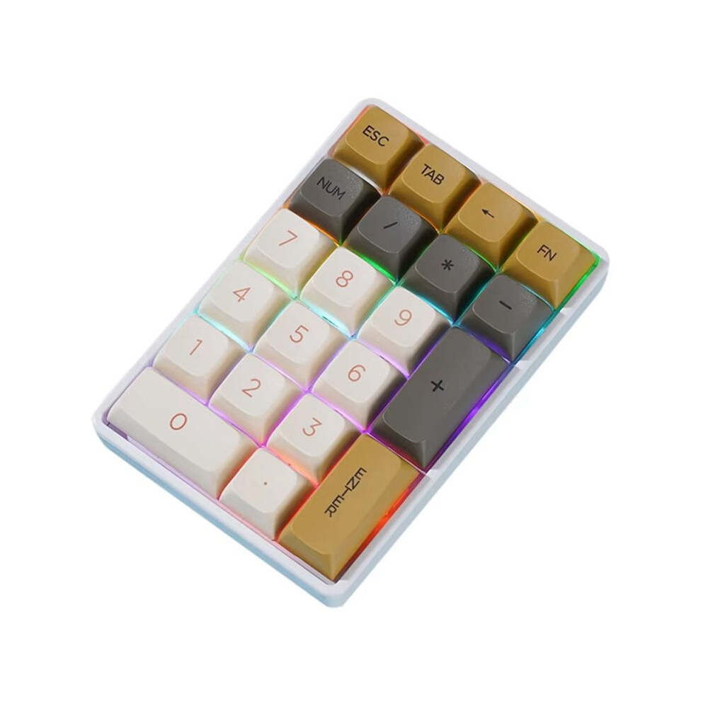 21Keys Keyboard 2.4G Wireless Number Pad Mechanical Numeric Keypad For Accounting Numpad Gaming Programmingkeypad A 6032033450709