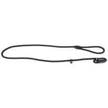 Soliede Hundehalsband Seil Nylon Hund Slip Training Walking Blei mit P-Kette 1 cm schwarz