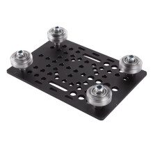V-Slot Gantry Plate Kit 20-80mm Aluminium Gantry Plate met Wielen Kit voor 3D Printer CNC Machine Onderdelen A