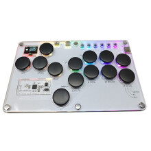 SKY2040PLUS Controller per Videogiochi Arcade A 13 Tasti Hitbox Street Fighter Controller Stick per Giochi Senza Stelo con Pulsanti Meccanici C