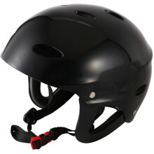 Sicherheits Schutz Helm 11 Atemlöcher Für Wassersport Kajak Kanu Surf Paddel Boot - Schwarz