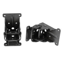 4Pcs Collapsible Support Frame Self-Locking Hinge Table Leg Fittings And Gussets - For Folding Legs Folding Workbench Folding Desktop Expansion In The