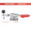 1pc 27kg Anti-Slip U Shape Toggle Clamp Holding Capacity Push Pull Toggle Clamp Vertical/Horizontal Type for Hand Tool 3