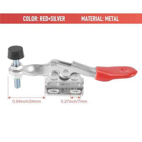 1pc 27kg Anti-Slip U Shape Toggle Clamp Holding Capacity Push Pull Toggle Clamp Vertical/Horizontal Type for Hand Tool 2