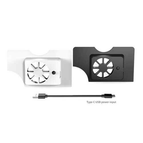 For   OLED External Cooler Cooling Fan Host Stand Cooling Fan for  OLED DockingStation Replacement B 2