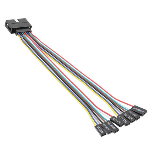 8-Poliges -Panel-Umschaltkabel, Umschaltadapter-Jumper, Servergehäuse-Adapterkabel für Ultramicro-Server M76A 2