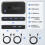 USB 3.0 KVM Switcher Selector KVM Hub Docking Station 2 Computer Share Printer Keyboard Laptop PC Desktop Accessories 3