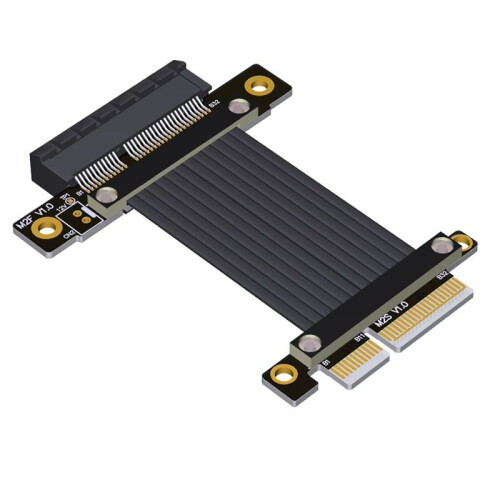 PCI-E X4 to X4 Extension Cable PCI Express Riser Cable Extender Converter Adapter Support Network Card SSD USB Card 20CM