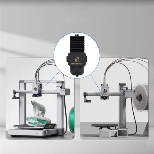 Pour  A1 Hotend Kit Remplacement Buse  A1 Hotend A1  Buse Hot End Assemblage Tête D'Impression Durcie 0,6 mm 2