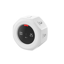 Temporizador Digital Multihexagonal de 90 Minutos con Sensor, Pantalla LED y 7 Funciones de Gestión del Tiempo. Color .