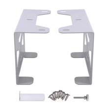 Metal Under Desk Game Console Organizers Storage Holder Stand Suitable for PS5 Console Space Saving Mount