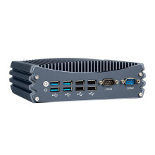 I5-4278U Fläktlös Industriell -PC 2x Gigabit LAN 2x COM 8x USB Stöd för WiFi 4G SIM LTE Win Linux