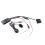 Car Wireless  Audio Adapter Handsfree MIC AUX Cable MFD2 RNS2 for 18Pin for 1